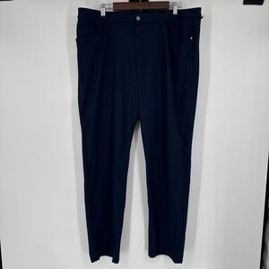 Lululemon ABC Classic-Fit 5 Pocket Pant Mens 38 Warpstreme Blue Golf Performance